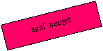 Tekstvak: sss!  secret